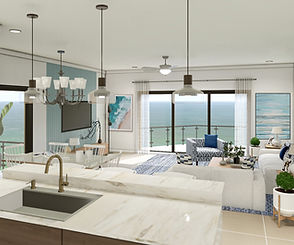 Kitchen/Living Room Rendering